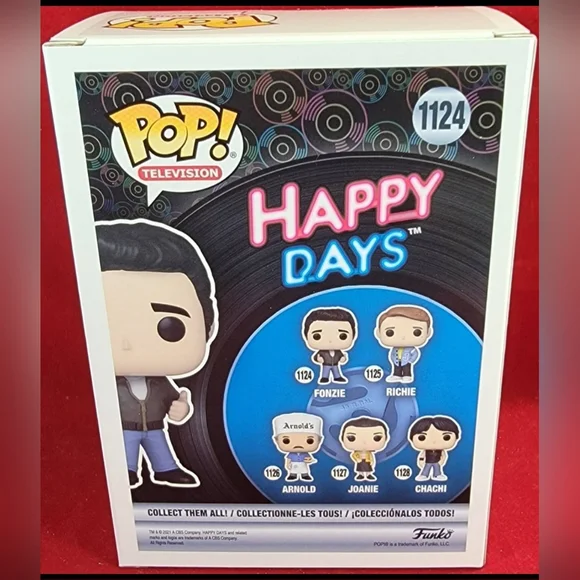 Fonzie from happy days funko # 1124 (nib) Brand new fonzie from the series - Picture 7 of 7